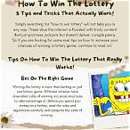 tricks to win lottery